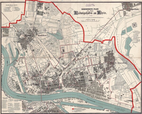 Stadtplan 1925