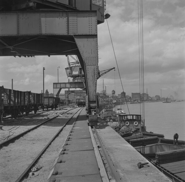 ehemaliger Zollhafen 1950er Jahre Hafen 11