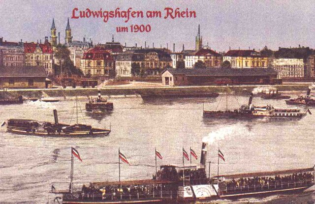 Postkarte Stadtansicht.