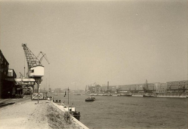 Zollhof Rheinhafen Privatfoto um 1959